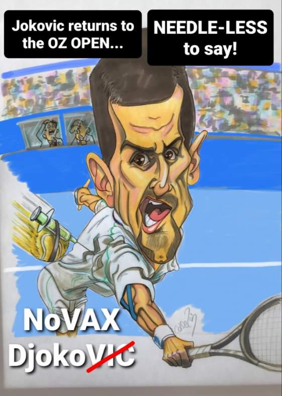 Caricature by Peter Caselin
