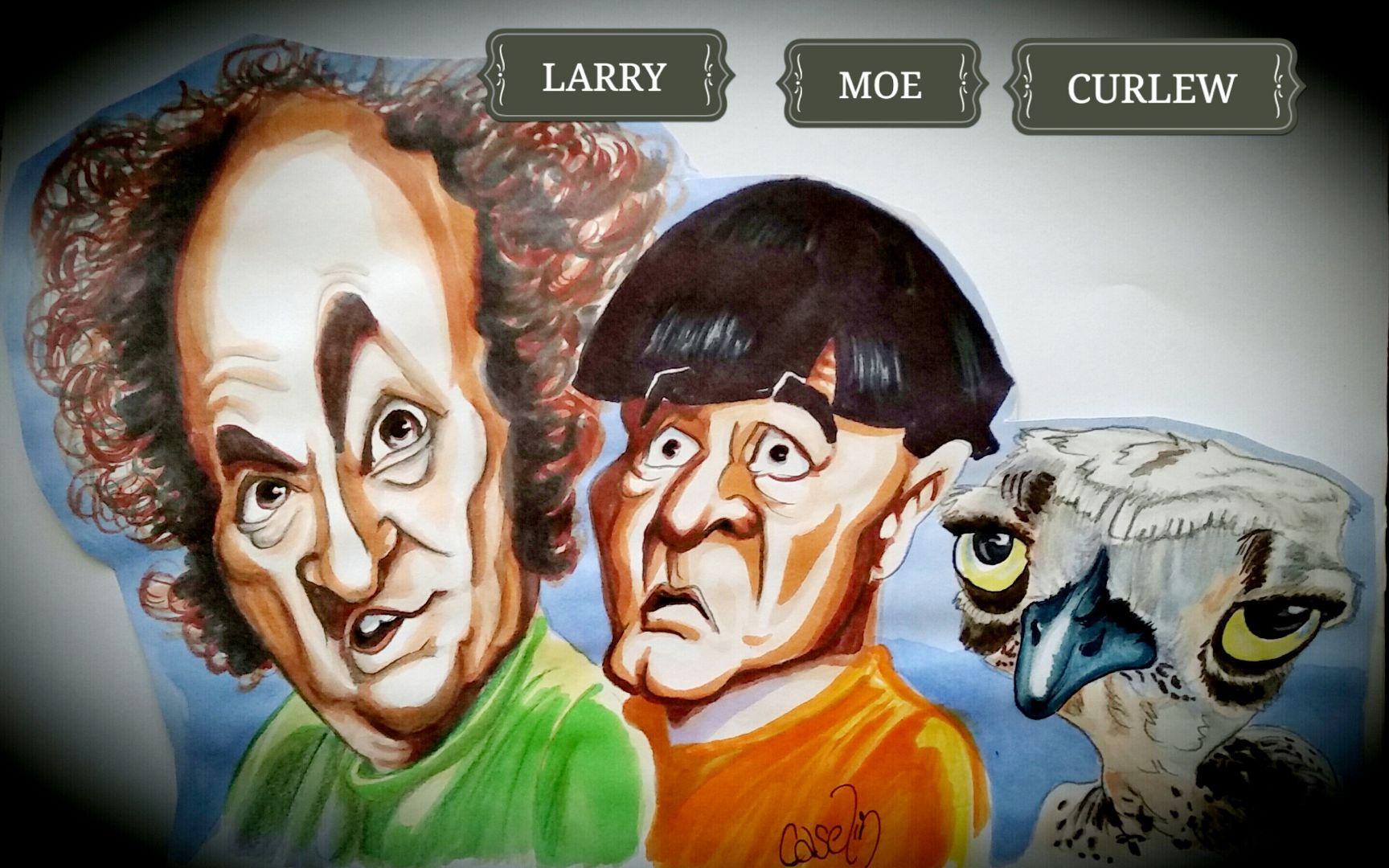 Caricature by Peter Caselin